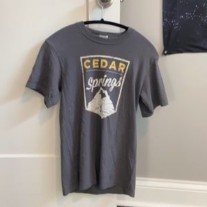 Gray Cedar Springs T-Shirt